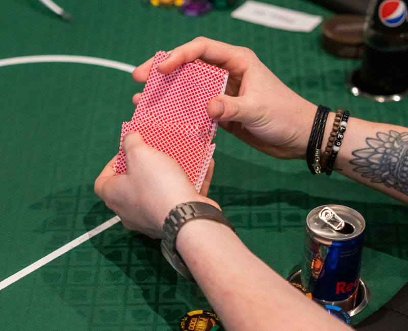 Poker-utleie-kortstokk